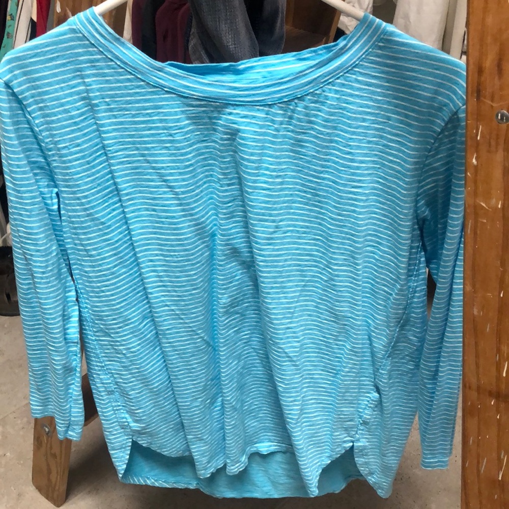 Fresh Produce L 3/4 sleeve top tunic length perfect